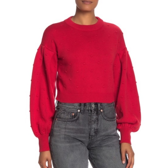 NWT Keepsake Can’t Stop Balloon Sleeve Sweater